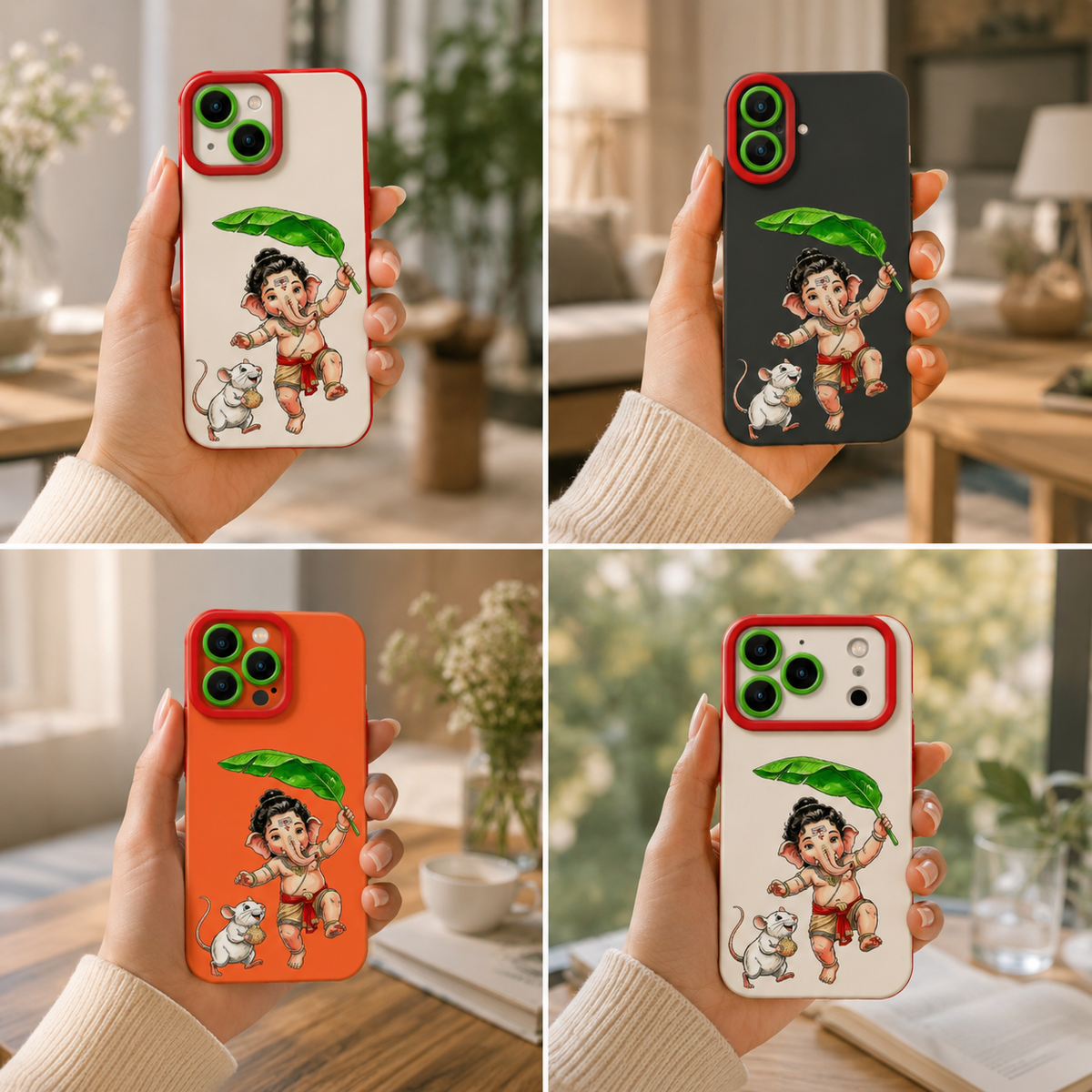 Playful Deity Charm Silicone Case