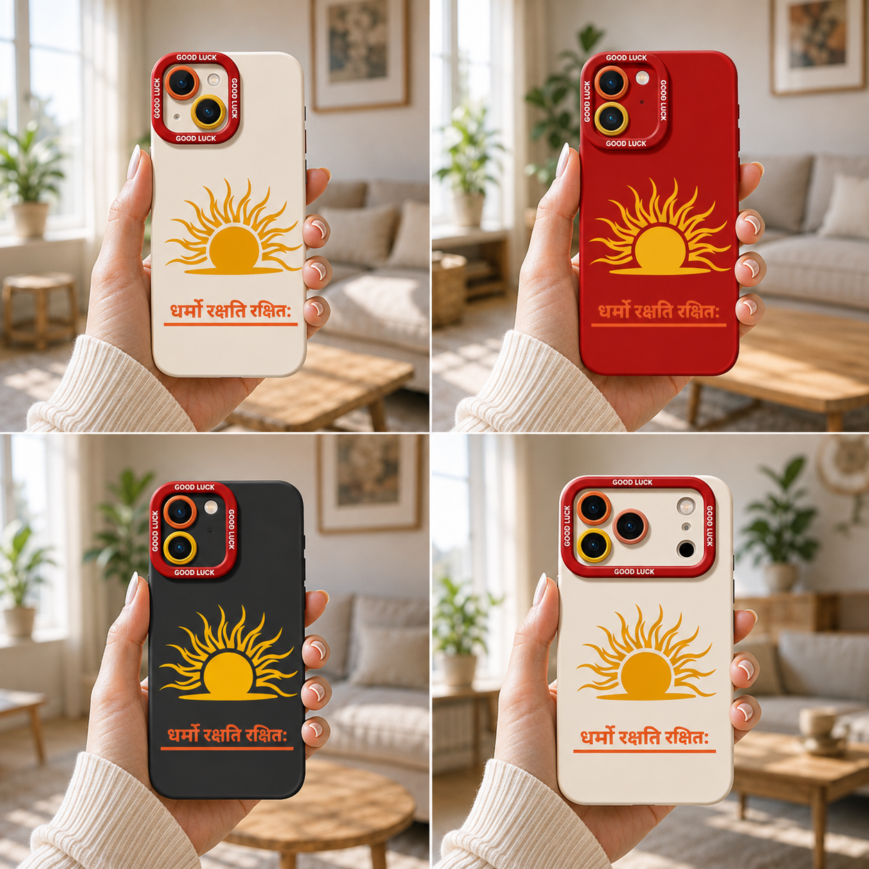 ✨ Solar Shakti Shield | Premium Designer iPhone Cover