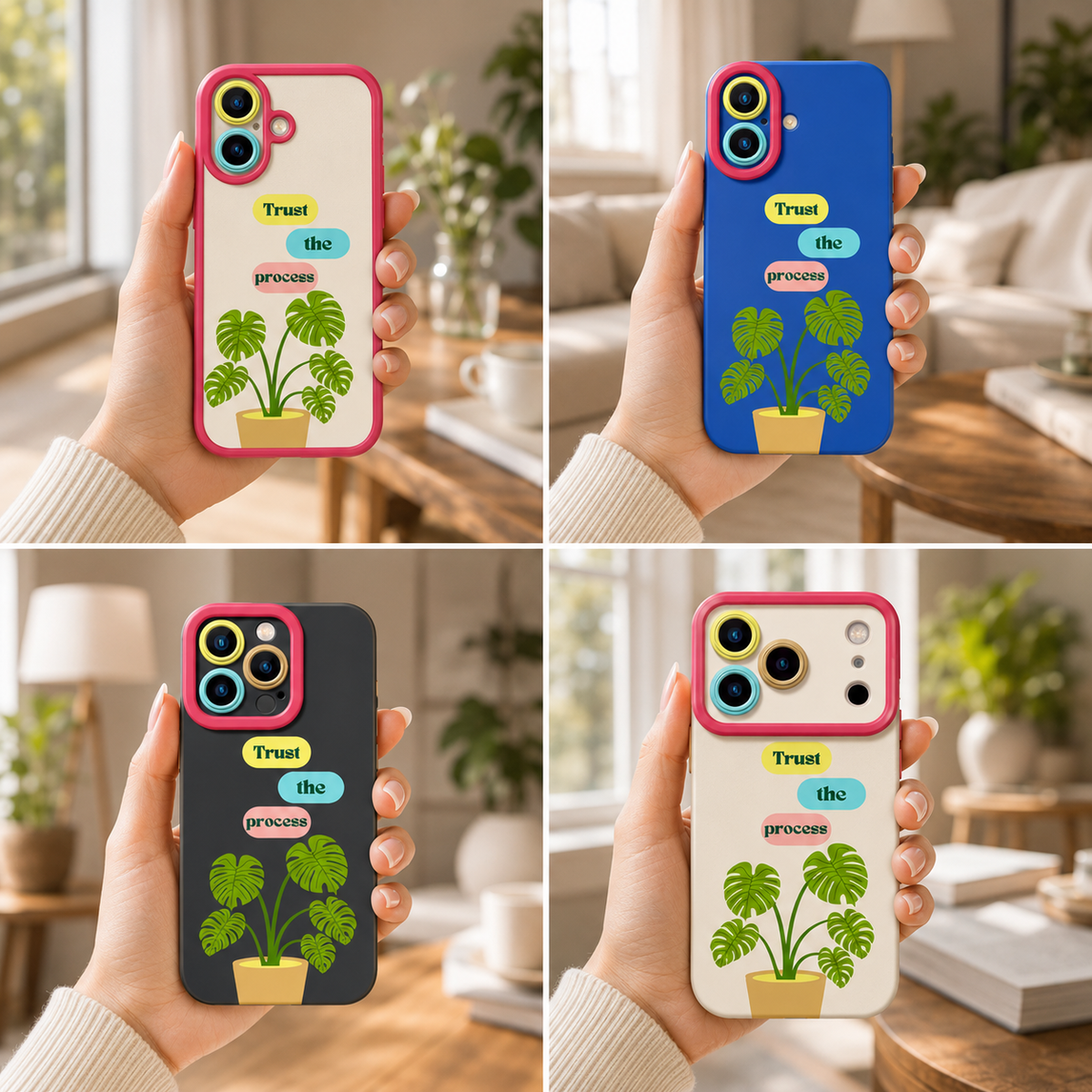 Botanical Bliss Trust the Process Silicone Case