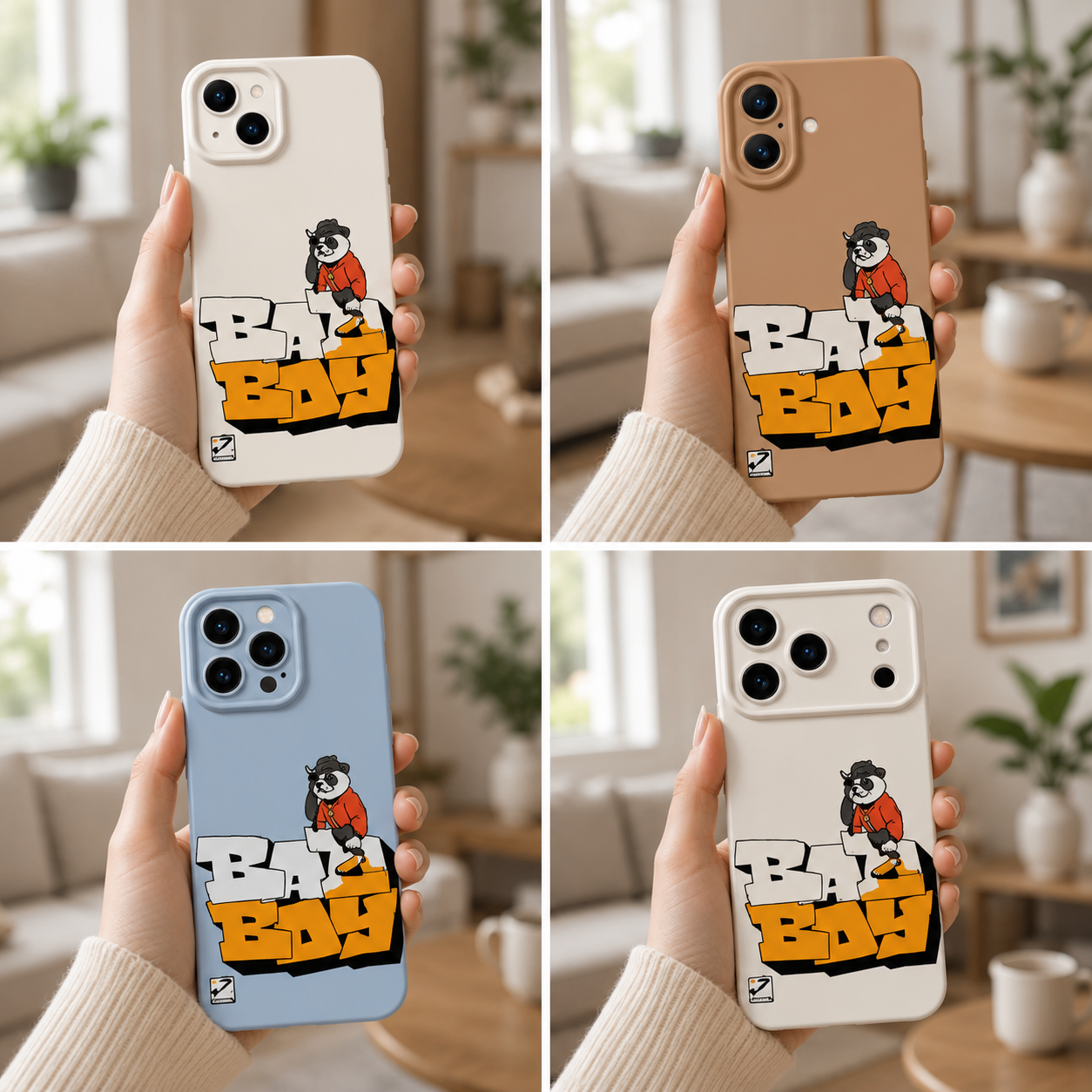 ✨ Vintage Panda Cool Bad Boy | Premium Designer iPhone Cover