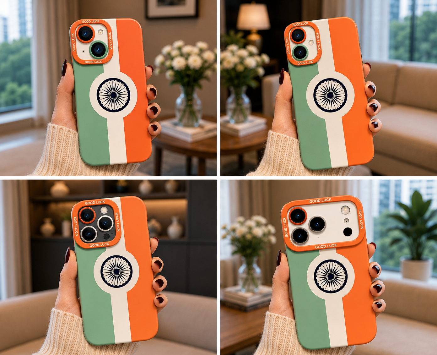 ✨ Vibrant Tricolor | Premium Designer iPhone Cover