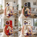 ✨ Floral Elegance Horse Design | Premium Designer iPhone Cover