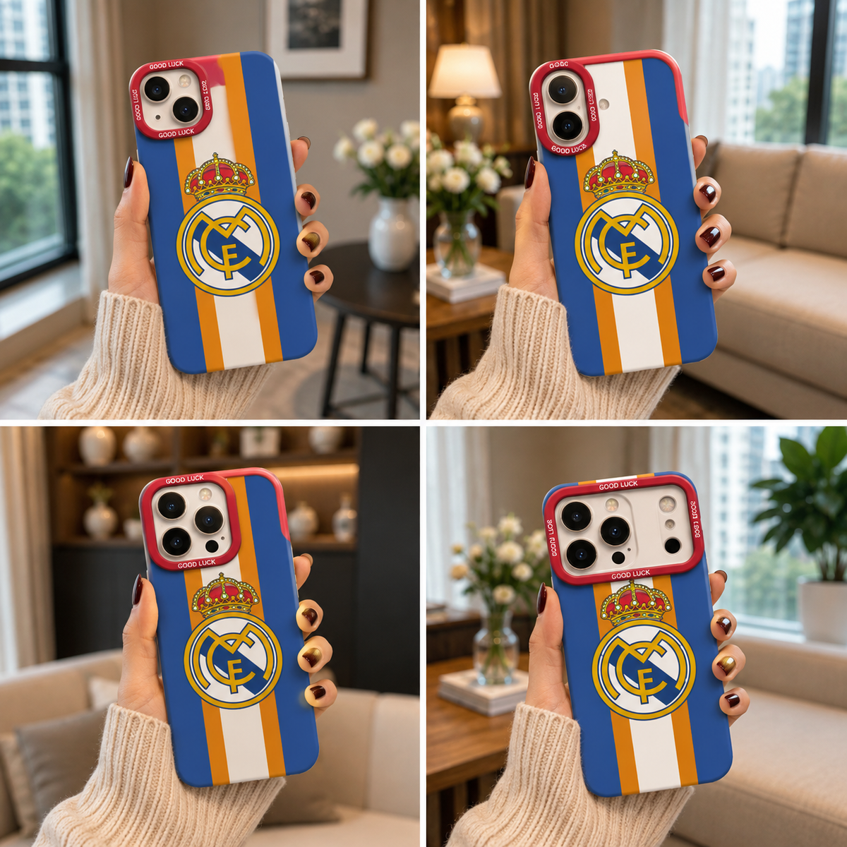 ✨ Royal Victory Stripes | Premium Designer iPhone Cover