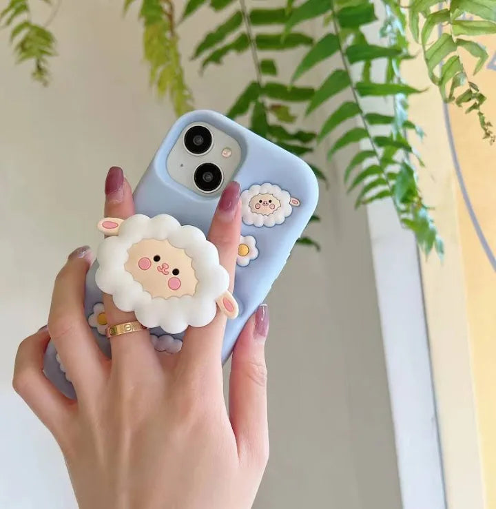 3D Sheep Rubber Silicone Case