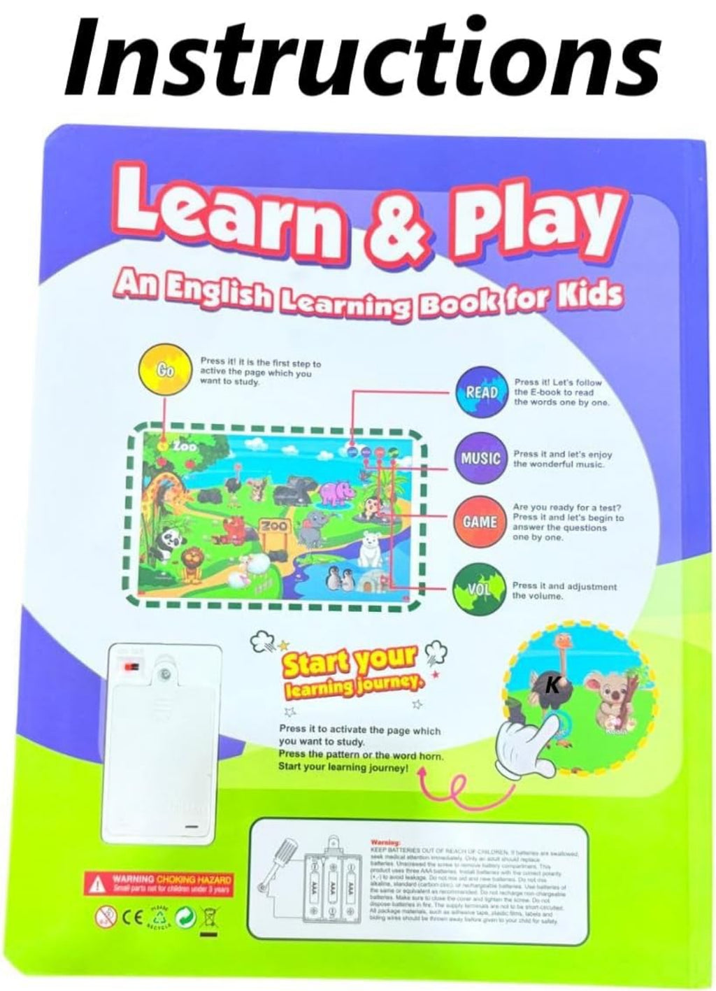 Learn and Play Intelligence Music and Study Book for Kids