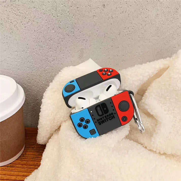 Nintendo Switch Case for Apple AirPods - Premium Silicone Case Cover