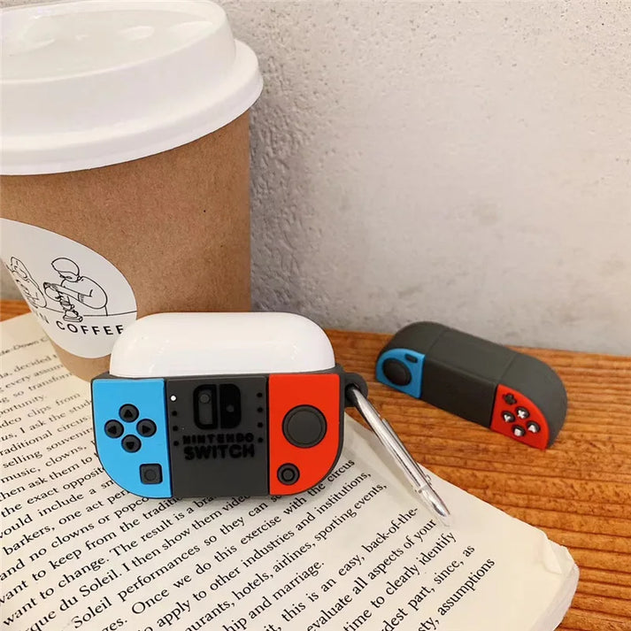 Nintendo Switch Case for Apple AirPods - Premium Silicone Case Cover